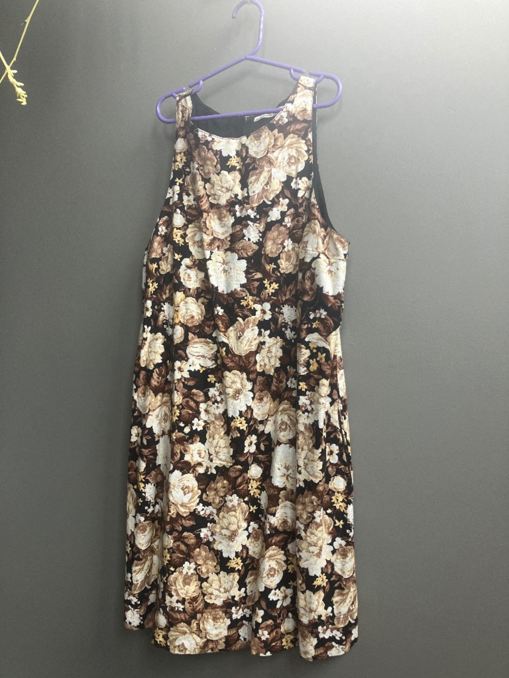 Abercrombie & Fitch Linen Blend Floral Dress